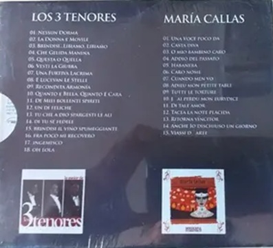 LO MEJOR DE LOS 3 TENORES / MARIA CALLAS - Imagen 2