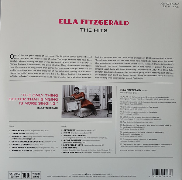 ELLA FITZGERALD - THE HITS - Imagen 2