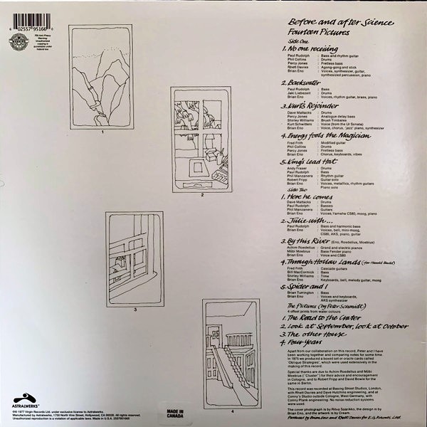 BRIAN ENO - BEFORE AND AFTER SCIENCE - Imagen 3