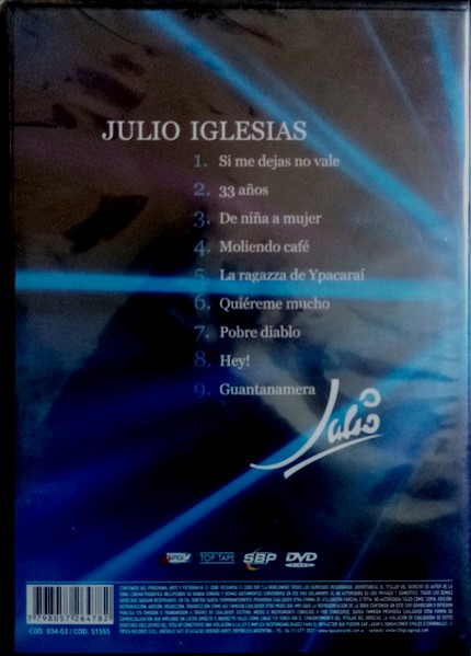 JULIO IGLESIAS - LIVE ! - Imagen 2