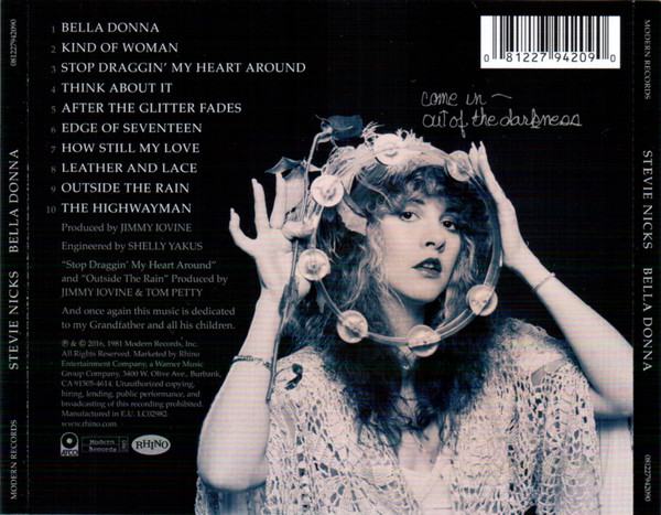 STEVIE NICKS - BELLA DONNA - Imagen 2