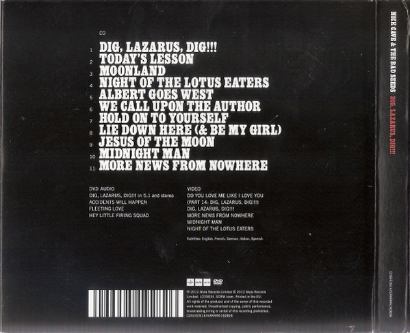NICK CAVE & THE BAD SEEDS - DIG !!! LAZARUS DIG !!! - Imagen 2