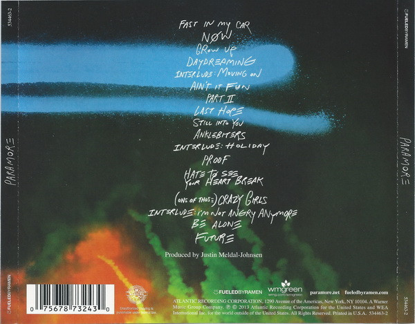 PARAMORE - PARAMORE - Imagen 3