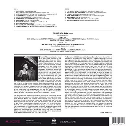 BILLIE HOLIDAY - BILLIE HOLIDAY AT STORYVILLE - Imagen 2
