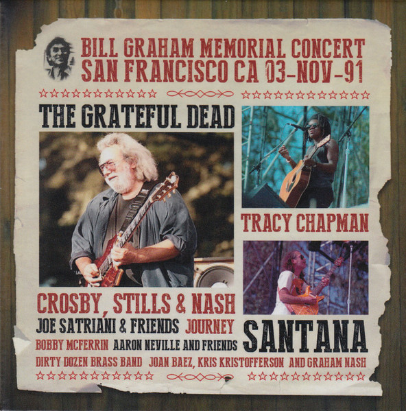 BILL GRAHAM MEMORIAL CONCERT SAN FRANCISCO CA 03-NOV-91