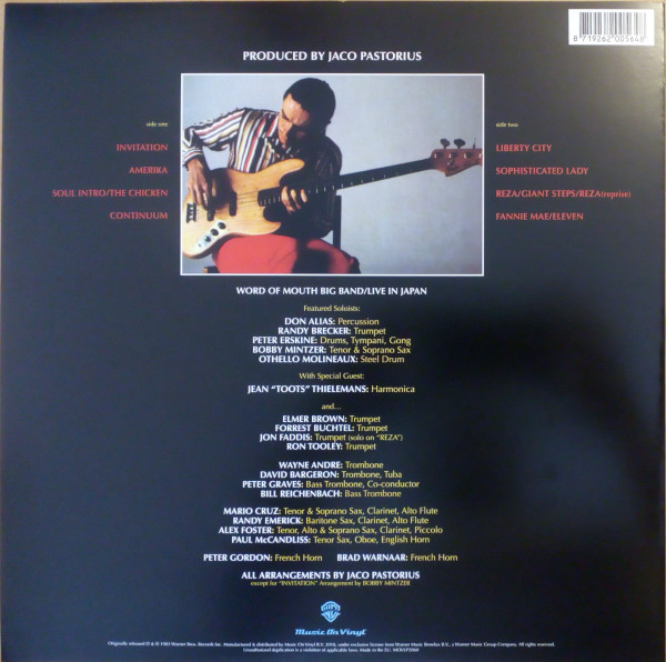 JACO PASTORIUS - INVITATION - Imagen 2