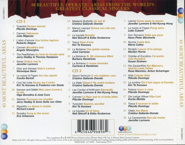 40 MOST BEATIFUL ARIAS - Imagen 3