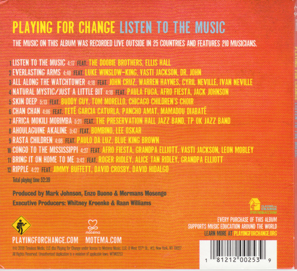 PLAYING FOR CHANGE - LISTEN TO THE MUSIC - Imagen 3