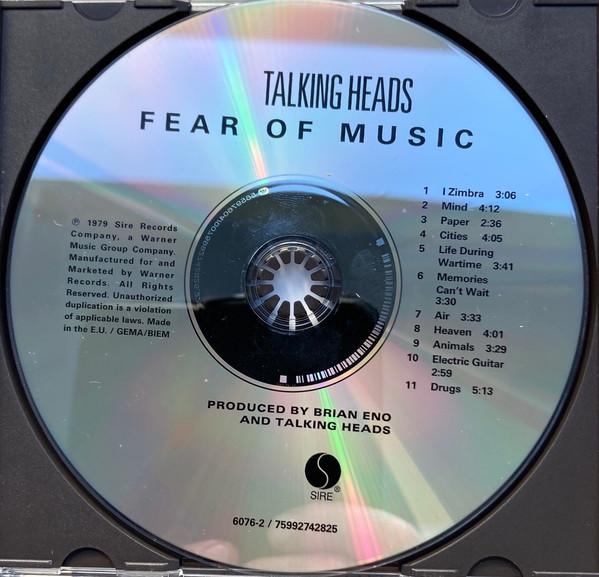 TALKING HEADS - FEAR OF MUSIC - Imagen 2