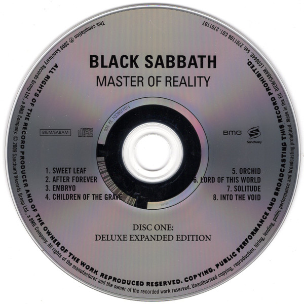BLACK SABBATH - MASTER OF REALITY - Imagen 2