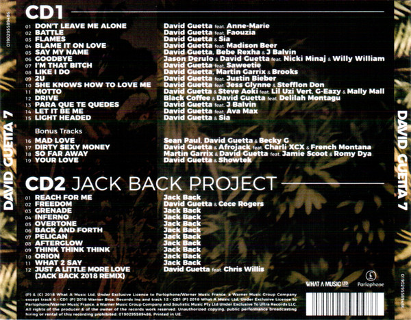 DAVID GUETTA - 7 JACK BACK PROJECT - Imagen 4