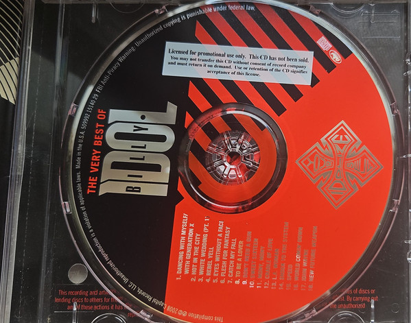BILLY IDOL - IDOLIZE YOURSELF - THE VERY BEST OF BILLY IDOL - Imagen 2