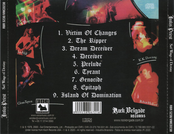 JUDAS PRIEST - SAD WINGS OF DESTINY - Imagen 3