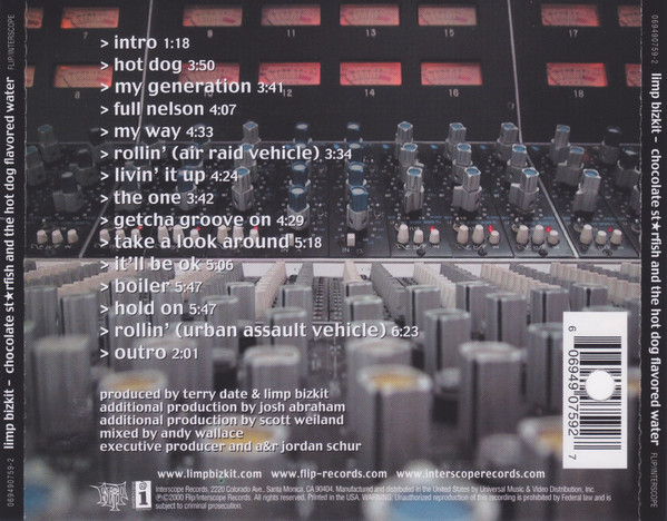 LIMP BIZKIT – CHOCOLATE STARFISH AND THE HOT DOG FLAVORED WATER - Imagen 2