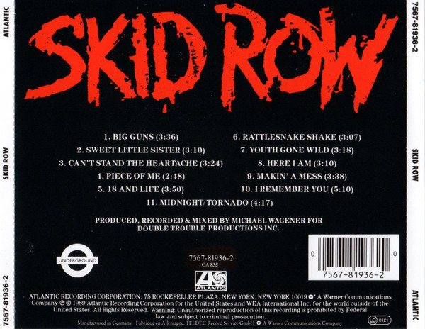 SKID ROW - SKID ROW - Imagen 3
