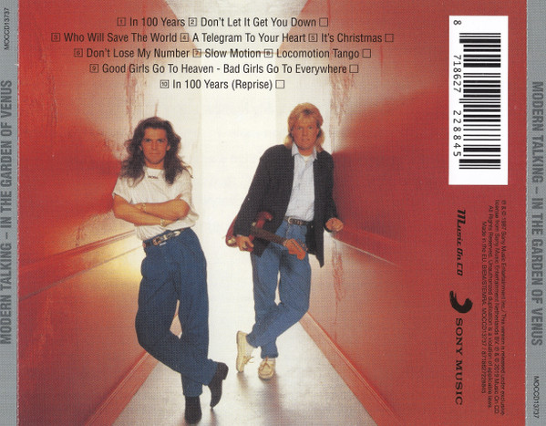 MODERN TALKING - IN THE GARDEN OF VENUS - THE 6TH ALBUM - Imagen 2