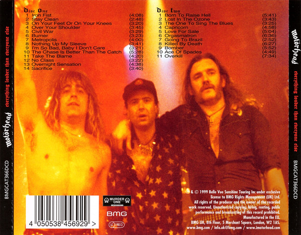 MOTORHEAD - EVERYTHING LOUDER THAN EVERYONE ELSE - Imagen 2