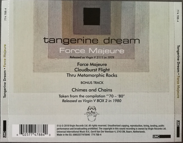 TANGERINE DREAM - FORCE MAJEURE - Imagen 2