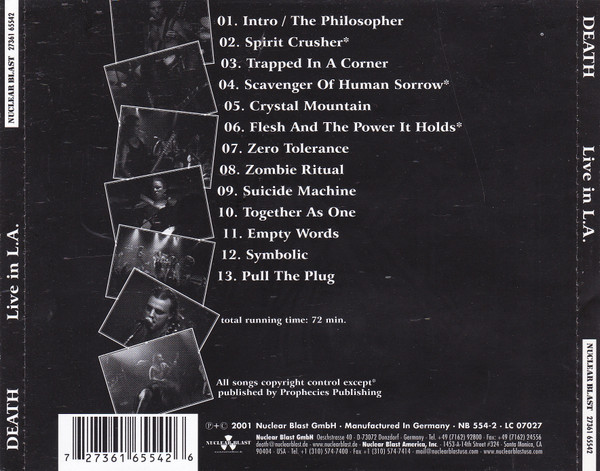 DEATH - LIVE IN L A - Imagen 2