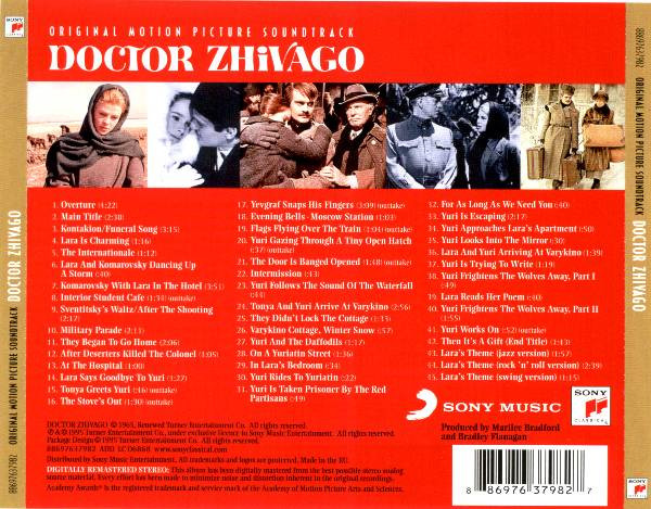 MAURICE JARRE - DOCTOR ZHIVAGO - SOUNDTRACK - Imagen 3