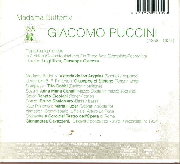 PUCCINI - MADAMA BUTTERFLY - Imagen 2