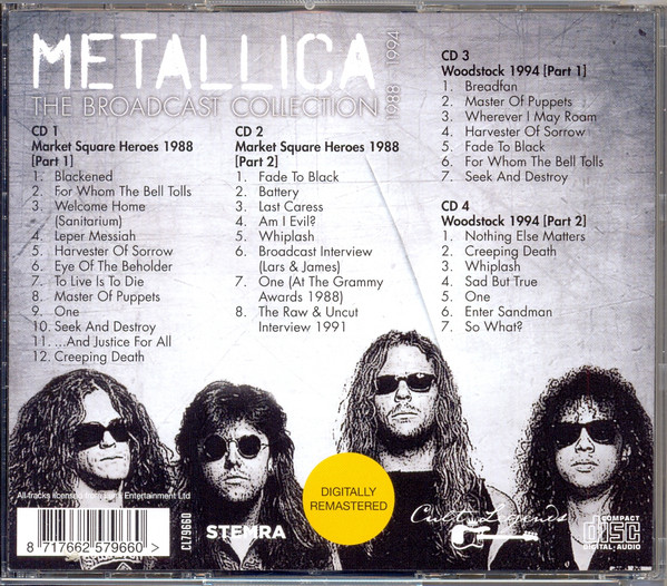 METALLICA - THE BROADCSAST COLLECTION 1988-1994 - Imagen 2
