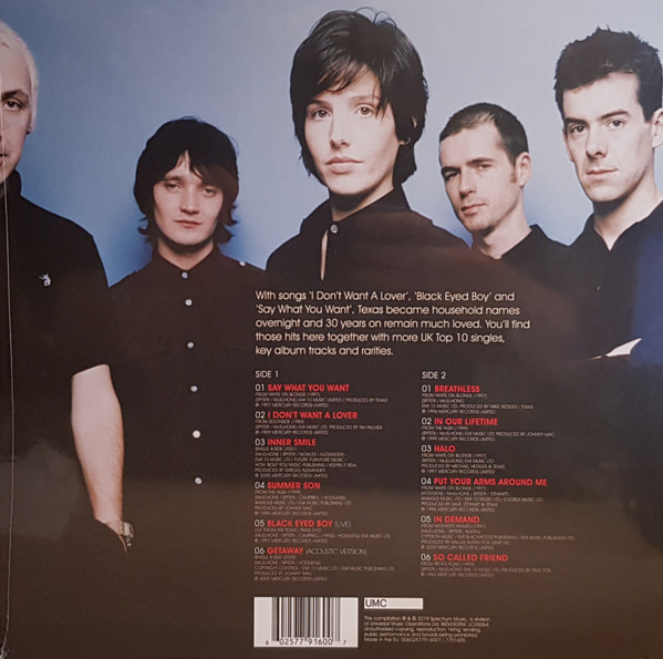 TEXAS - SAY WHAT YOU WANT - COLLECTION - Imagen 2