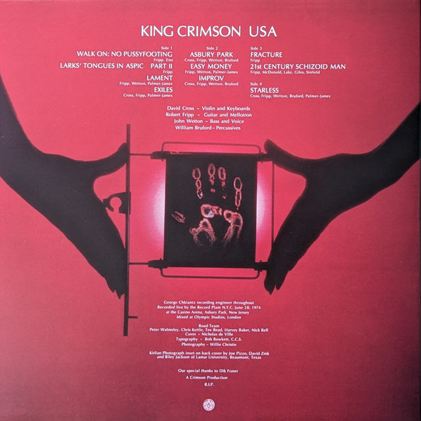 KING CRIMSON - USA 50th ANNIVERSARY LIMITED EDITION - Imagen 2