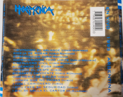 HERMETICA - EN VIVO 1993 ARGENTINA - Imagen 2