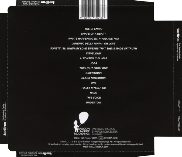 ANE BRUN / THE SWEDISH RADIO SYMPHONY ORCHESTRA - LIVE AT BERWALDAHALLEN - Imagen 2