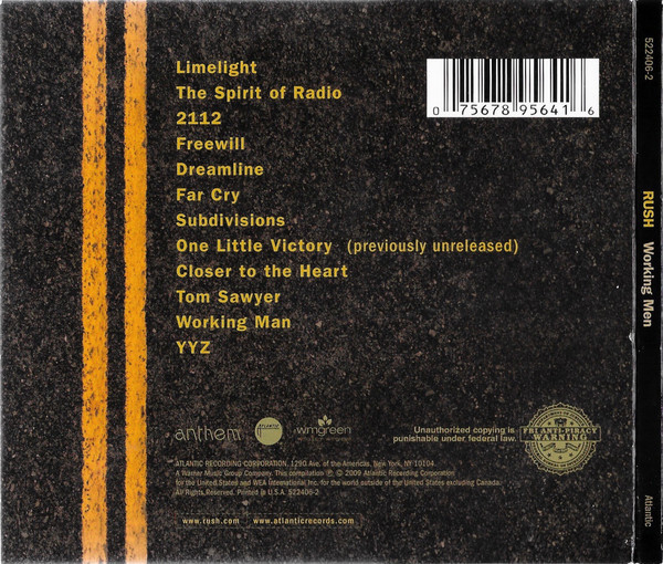 RUSH - WORKING MEN - Imagen 2