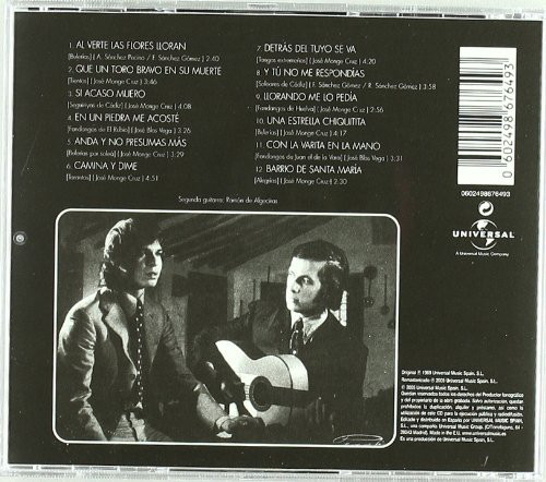 EL CAMARON DE LA ISLA & PACO DE LUCIA - AL VERTE LAS FLORES LLORAN - Imagen 2