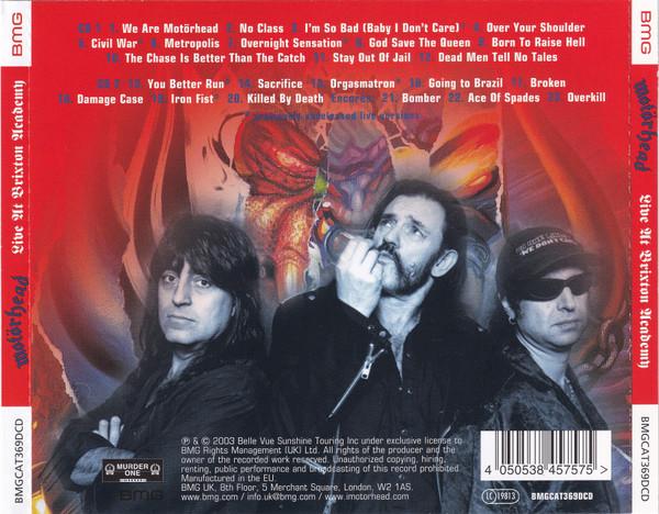 MOTORHEAD - LIVE AT BRIXTON ACADEMY / THE COMPLETE CONCERT - Imagen 2