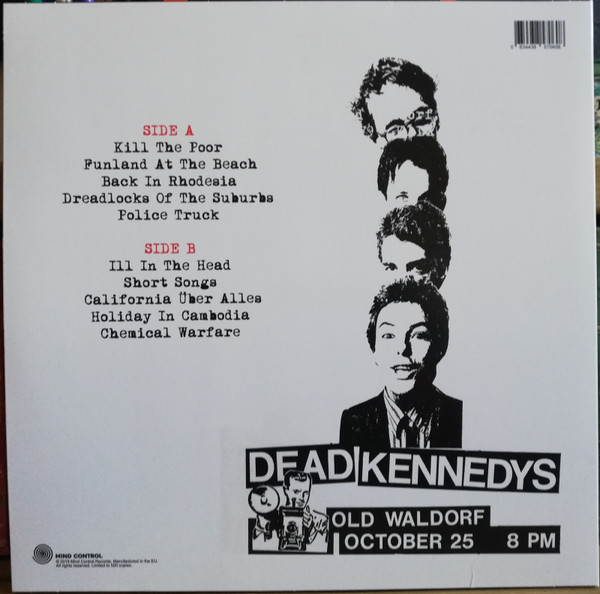 DEAD KENNEDYS - LIVE THE OLD WALDORF 1979 - Imagen 2