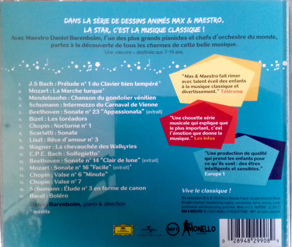 DANIEL BARENBOIM - MAX & MAESTRO - Imagen 2