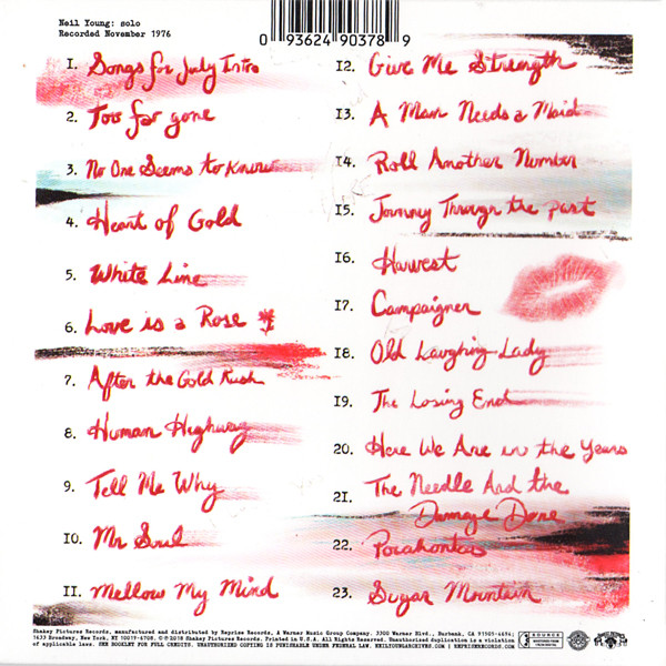 NEIL YOUNG - SONGS FOR JUDY - Imagen 3