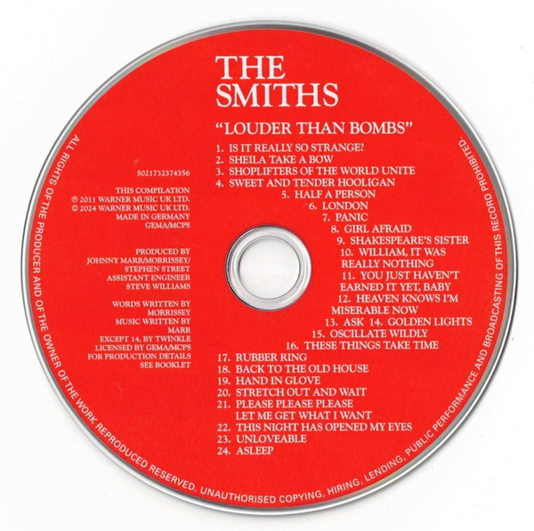 THE SMITHS - LOUDER THAN BOMBS - Imagen 2