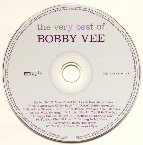 BOBBY VEE THE VERY BEST OF BOBBY VEE America Dvd bobby-vee-the-very-best-of-bobby-vee-america-dvd