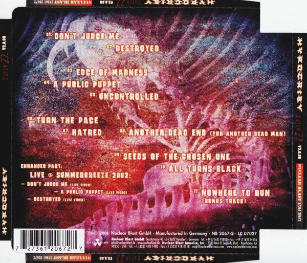 HYPOCRISY - CATCH 22 / V2 0 08 - Imagen 2