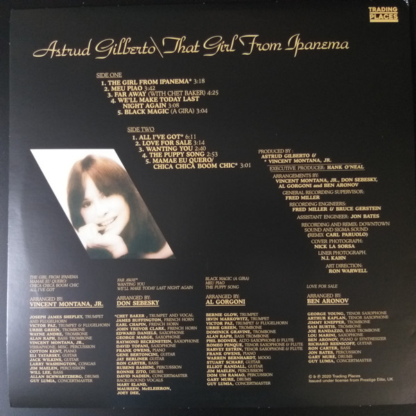 ASTRUD GILBERTO - THAT GIRL FROM IPANEMA - Imagen 2