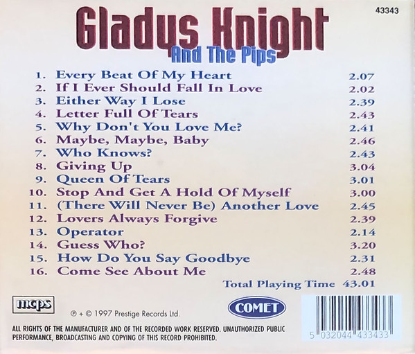 GLADYS KNIGHT AND THE PIPS - EVERY BEAT OF MY HEART - Imagen 2