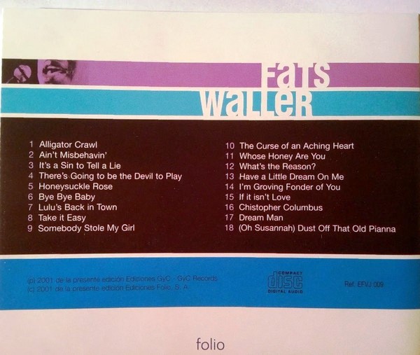 FATS WALLER - VOCAL JAZZ - Imagen 2