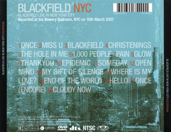 BLACKFIELD - NYC BLACKFIELD LIVE IN NYC - Imagen 2