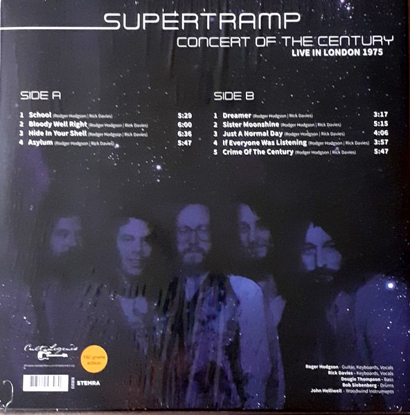 SUPERTRAMP - CONCERT OF THE CENTURY - LIVE IN LONDON 1975 - Imagen 3