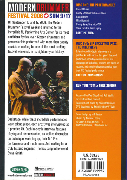 MODERN DRUMMER FESTIVAL 2006 SUN 9/17 - Imagen 3