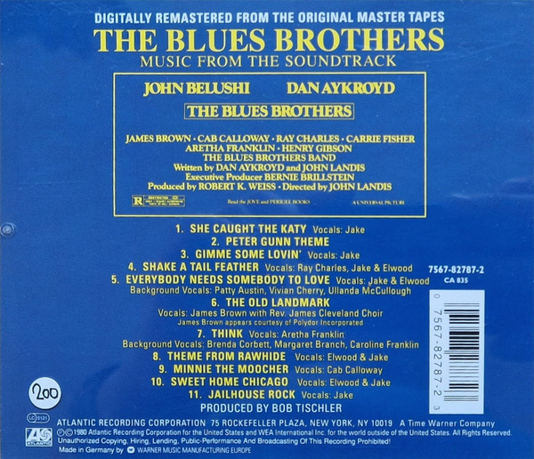 THE BLUES BROTHERS - THE BLUES BROTHERS - SOUNDTRACK - Imagen 2