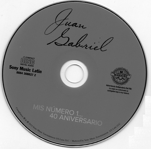 JUAN GABRIEL - MIS NUMERO 1 - 40 ANIVERSARIO - Imagen 2