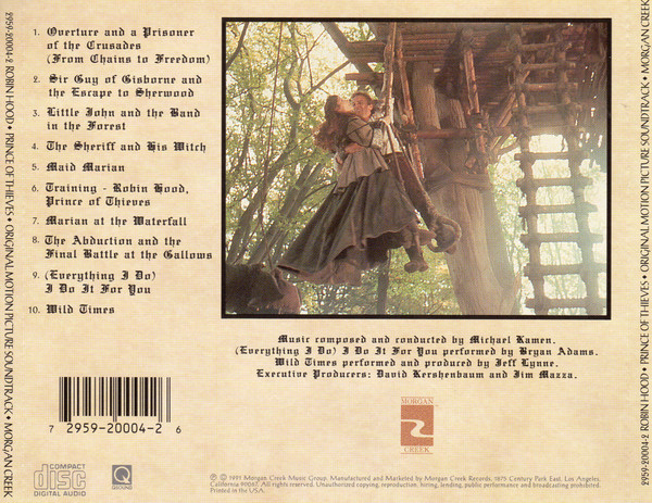 MICHAEL KAMEN - ROBIN HOOD - PRINCE OF THIEVES - SOUNDTRACK - Imagen 3