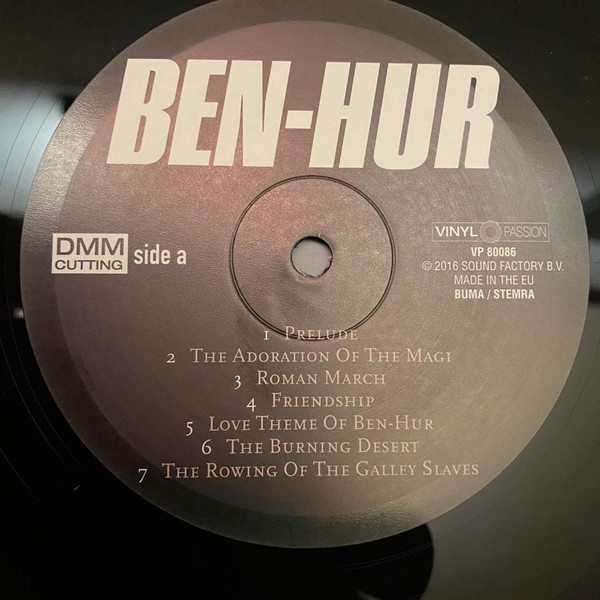 MIKLOS ROZSA & THE SYMPHONY ORCHESTRA OF ROME - BEN-HUR - A TALE OF THE CHRIST - SOUNDTRACK - Imagen 2