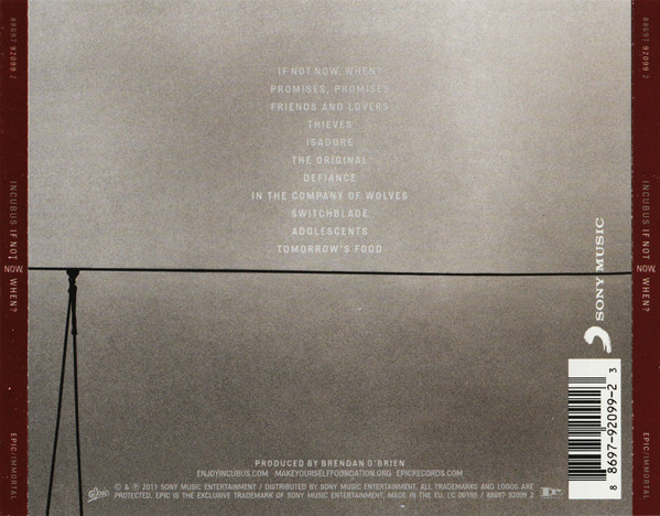 INCUBUS - IF NOT NOW WHEN - Imagen 3
